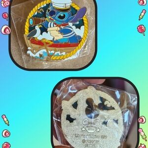 Disney's Stitch, Sailor Boat & Telescope 250 RARE! 2010 Pin LIMITED EDITION!
